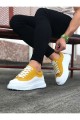 WG507 Erkek Günlük Bağcıklı Süet Cilt Spor Sneaker Ayakkabı SCBT - Sarı/Beyaz Erkek Ayakkabı WG507 Erkek Günlük Bağcıklı Süet Cilt Spor Sneaker Ayakkabı SCBT - Sarı/Beyaz – Wagoon Erkek Ayakkabı