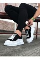 WG507 Erkek Günlük Bağcıklı Süet Cilt Spor Sneaker Ayakkabı SCBT - Siyah/Beyaz Erkek Ayakkabı WG507 Erkek Günlük Bağcıklı Süet Cilt Spor Sneaker Ayakkabı SCBT - Siyah/Beyaz – Wagoon Erkek Ayakkabı